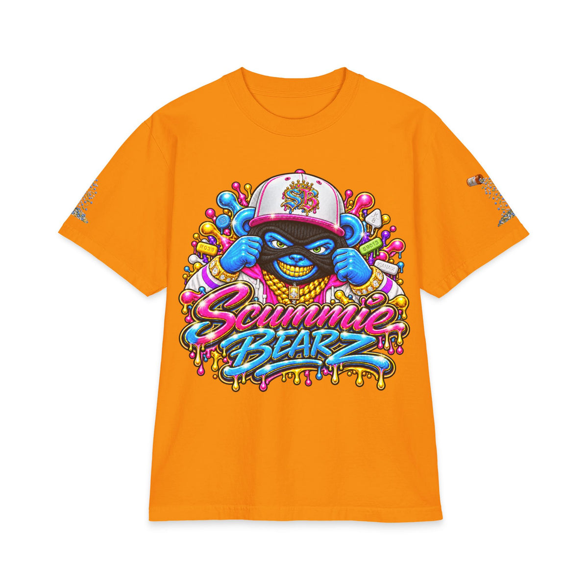 Get Your Mind Right — Multicolor Remix | SCUMMIEBEARZ™ Shaka Wear Heavyweight Tee