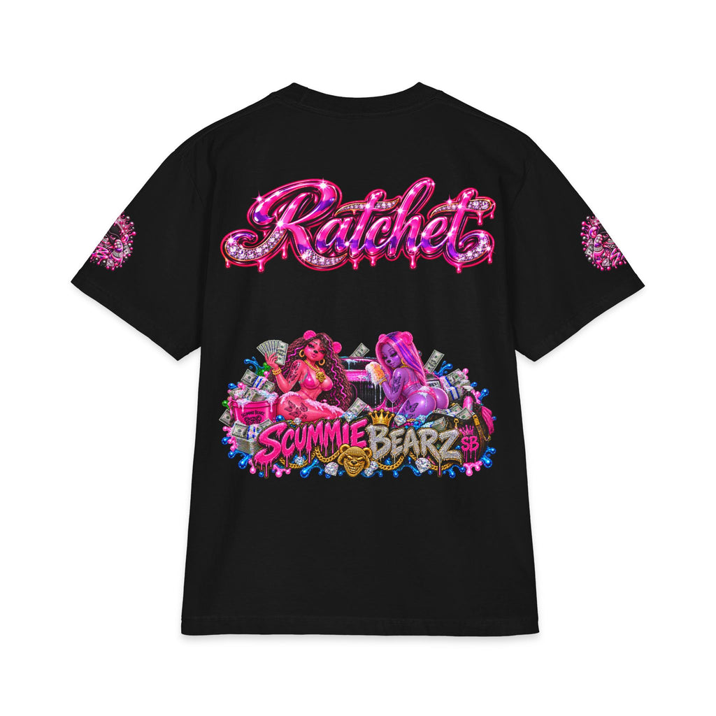 SB Ratchet — Pink/Purple Scummie Girls | SCUMMIEBEARZ™ Shaka Wear Heavyweight Tee
