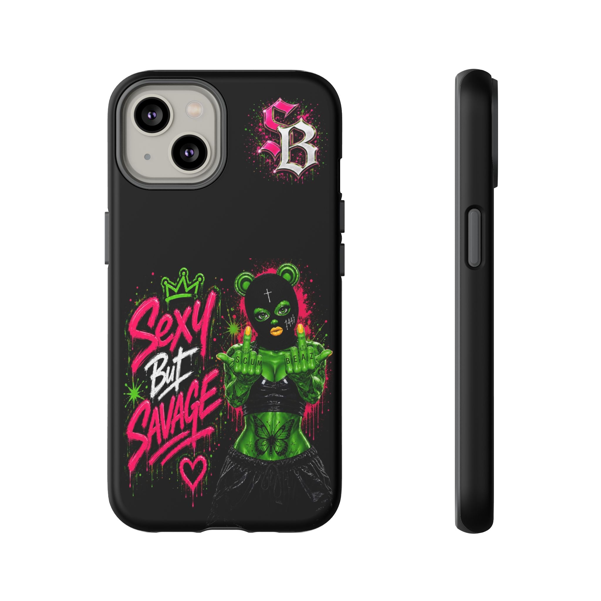 SCUMMIEBEARZ Sexy But Savage Green Remix Tough Cases