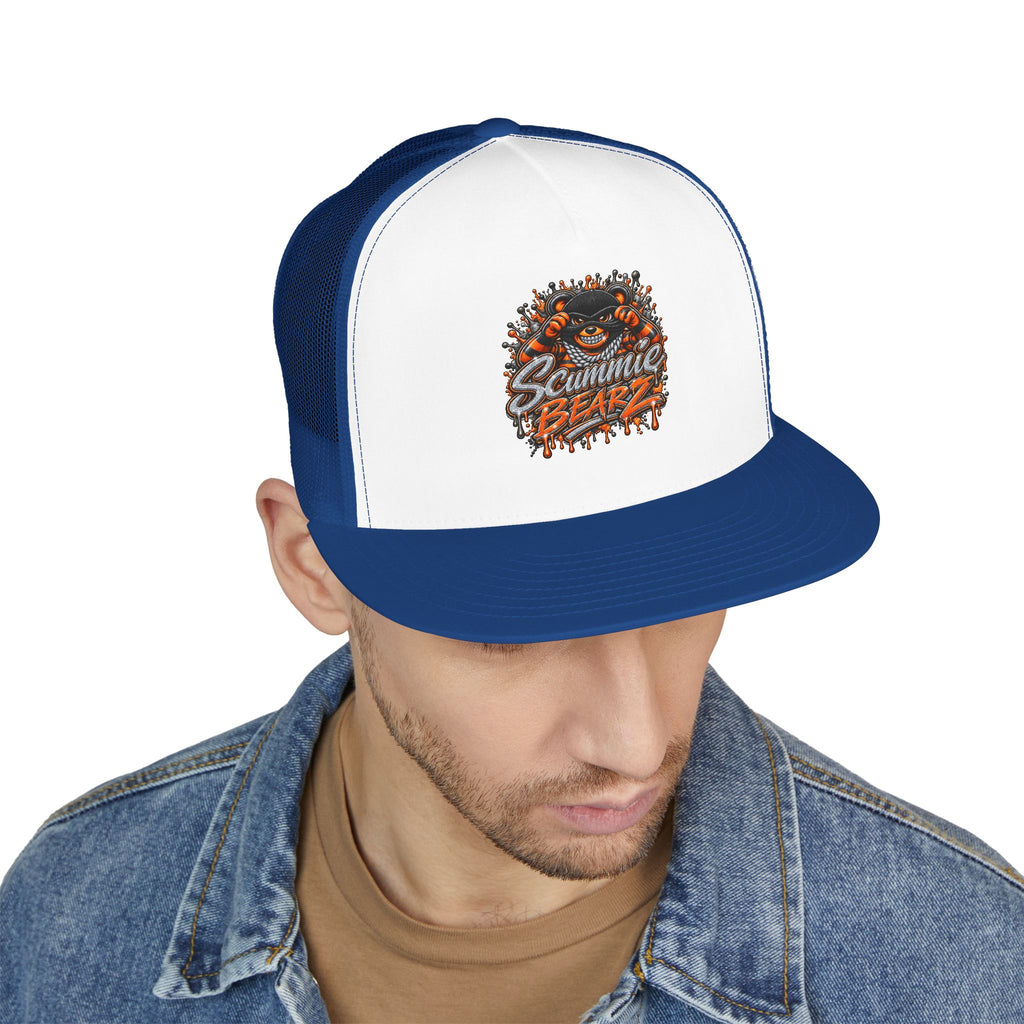 5 Panel Trucker Cap-LOCKED UP MASK LOGO-SCUMMIEBEARZ™