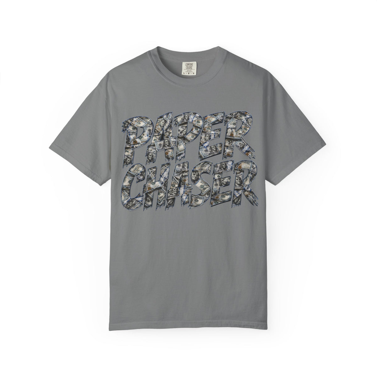 Unisex Garment-Dyed T-SHIRT- PAPER CHASER-SCUMMIEBEARZ™