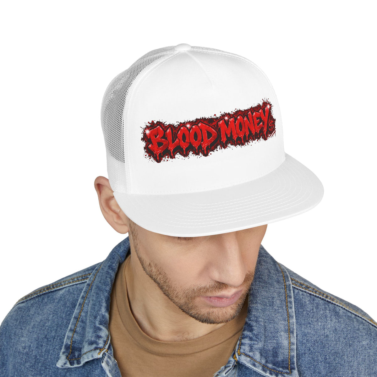 5 Panel Trucker Cap-BLOOD MONEY-SCUMMIEBEARZ™