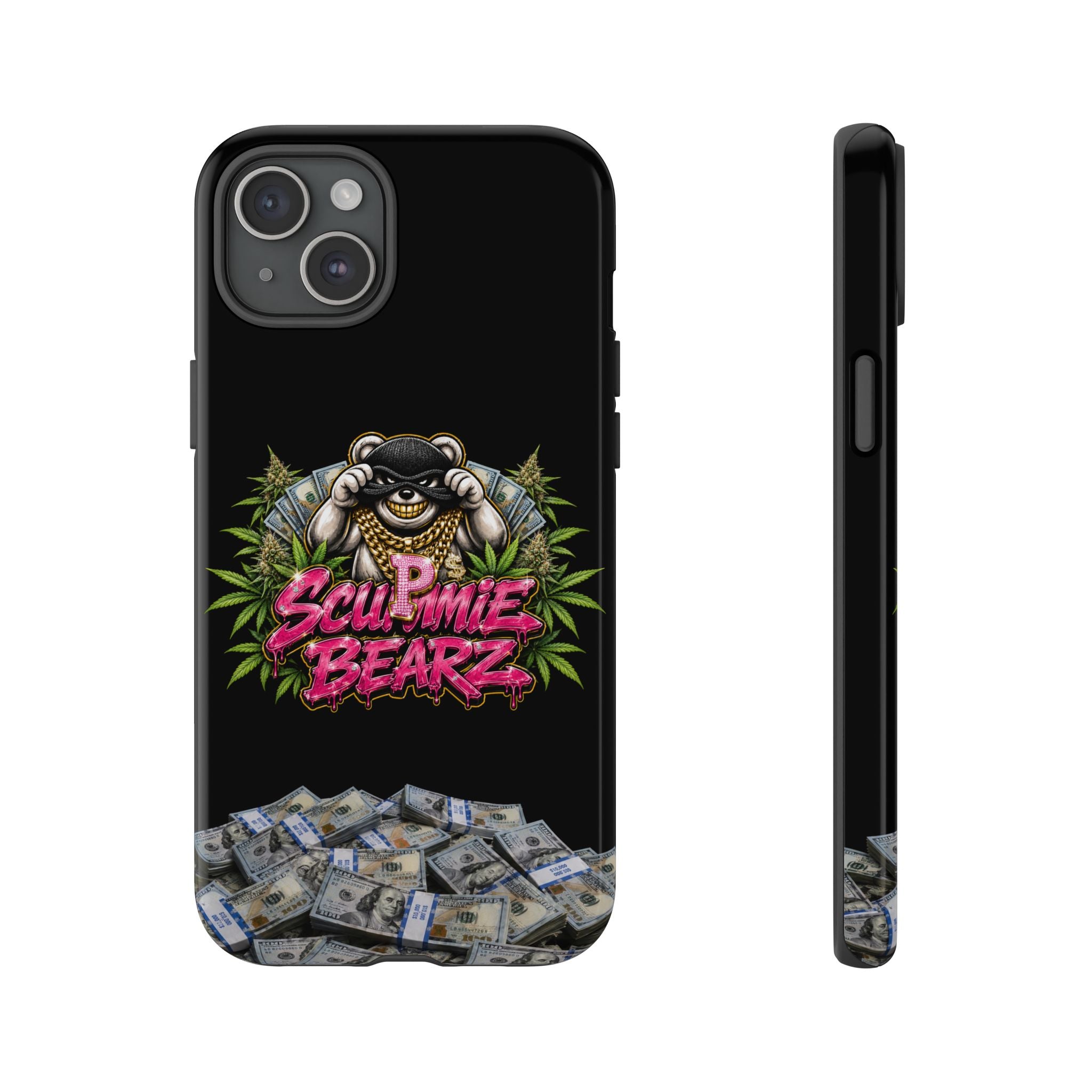 SCUMMIEBEARZ P.M.W. (P***y Money Weed) Logo Tough Cases