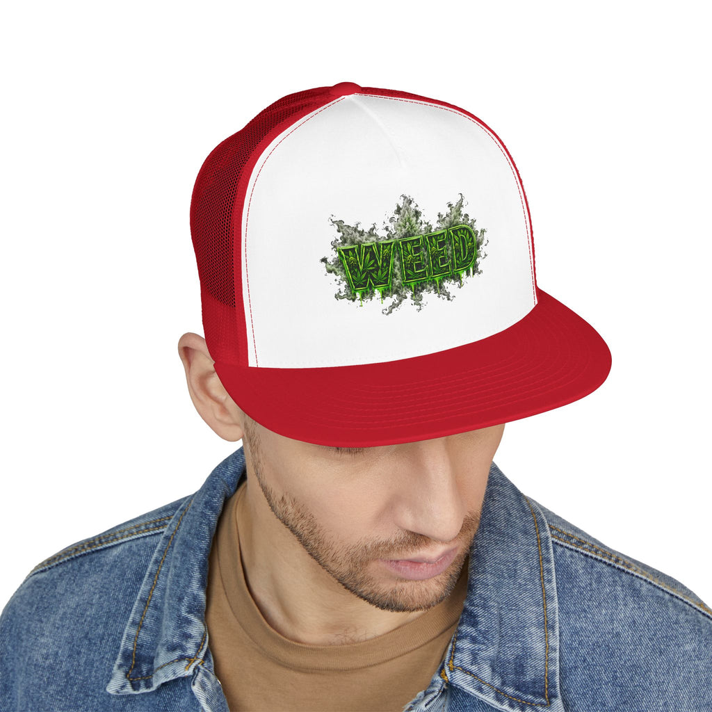 5 Panel Trucker CAP-WEED -SCUMMIEBEARZ™