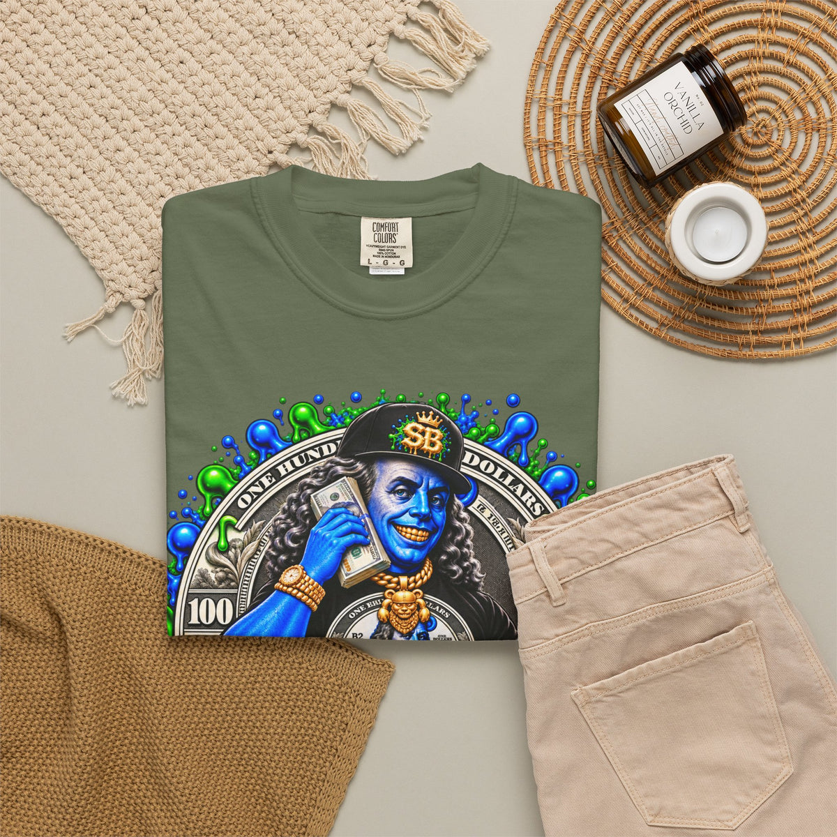 Comfort color 1717- "Paper Chaser" Graphic T-Shirt wha-SCUMMIEBEARZ™️