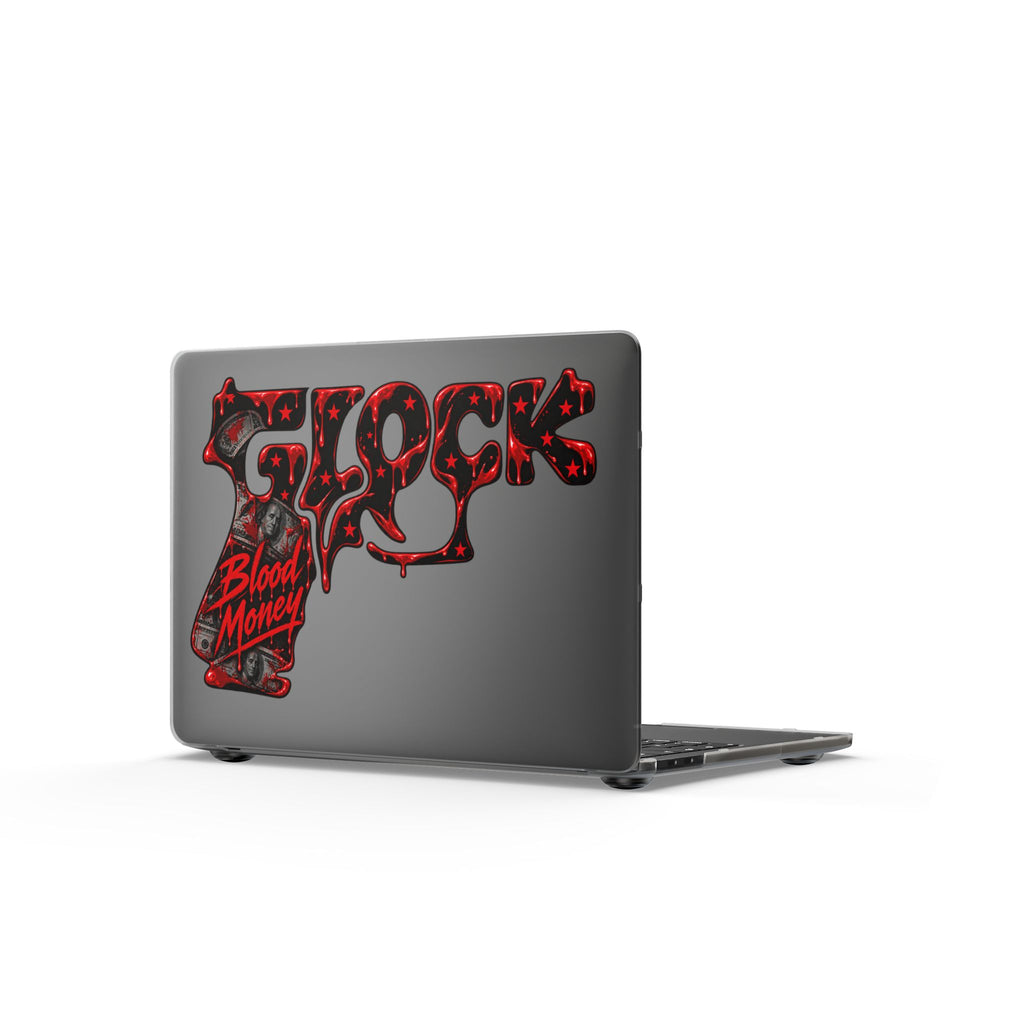 Matte MacBook Cases-BLOOD MONEY GLOCK-SCUMMIEBEARZ™️