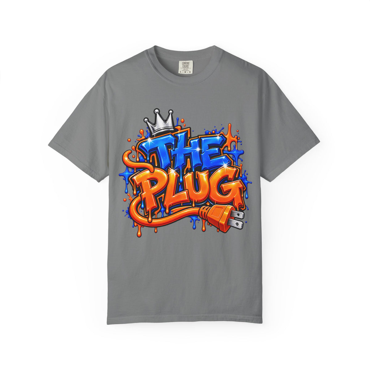 Unisex Garment-Dyed T-shirt- THE PLUG!!! REMIX-SCUMMIEBEARZ™️