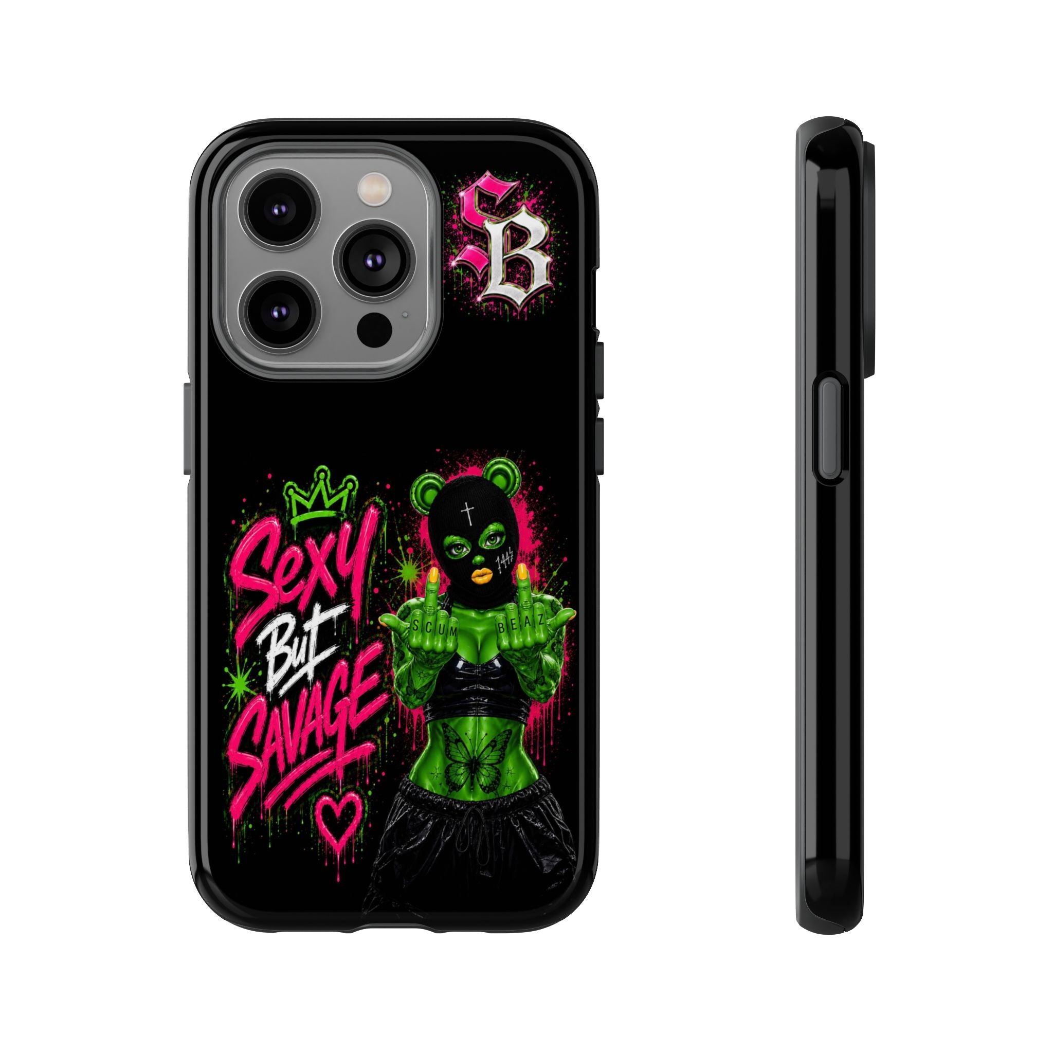 SCUMMIEBEARZ Sexy But Savage Green Remix Tough Cases