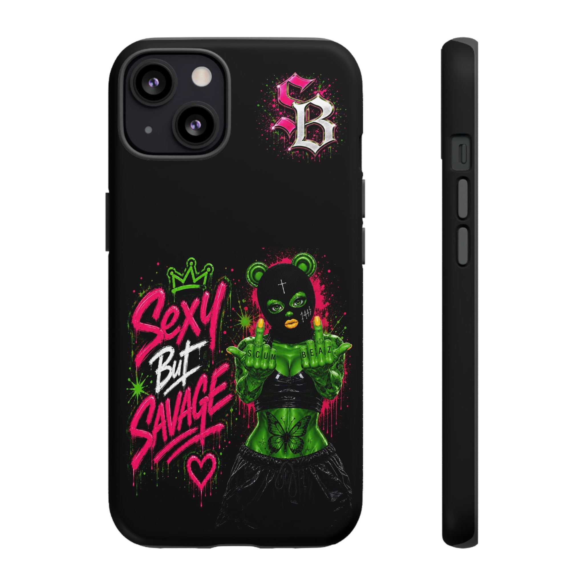SCUMMIEBEARZ Sexy But Savage Green Remix Tough Cases