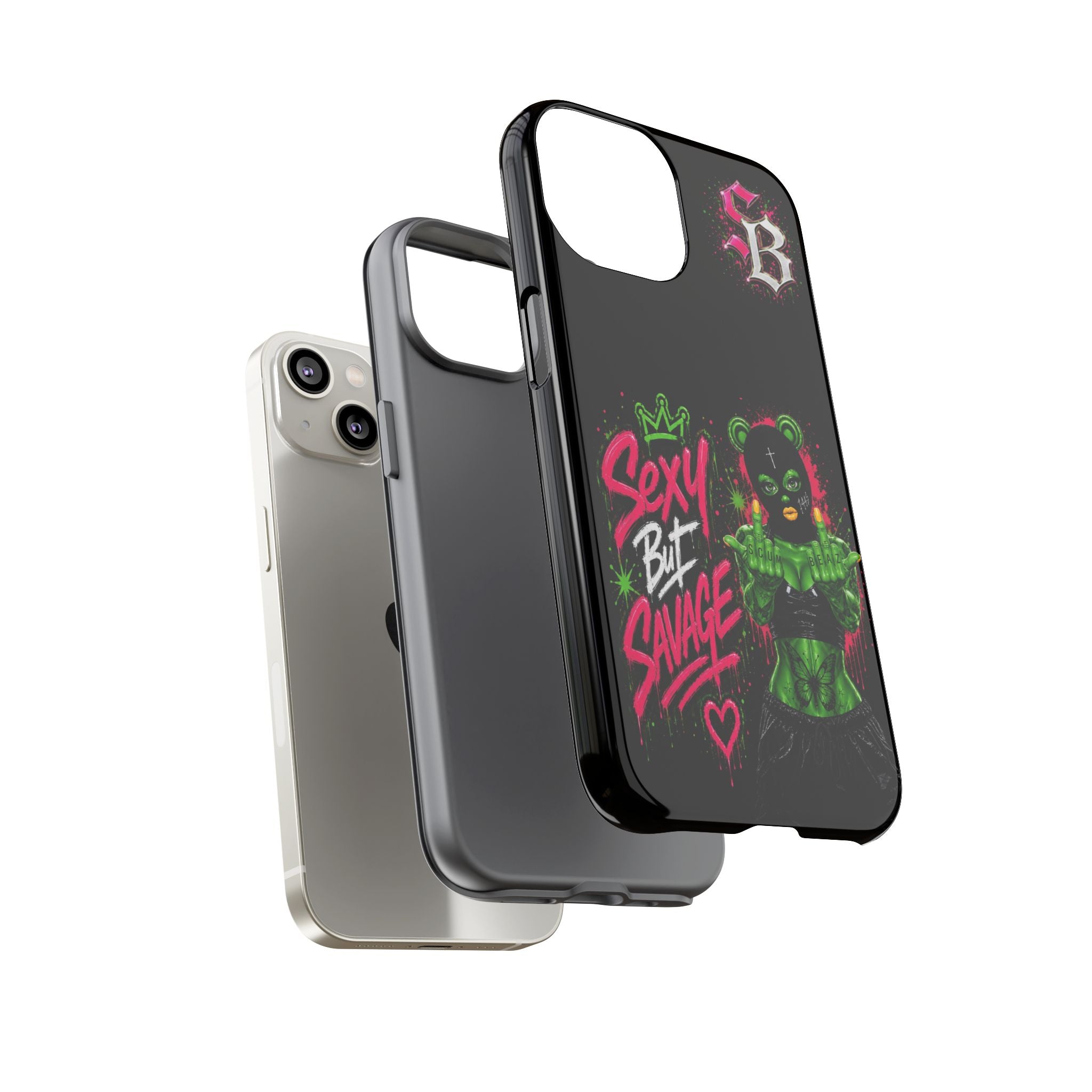 SCUMMIEBEARZ Sexy But Savage Green Remix Tough Cases