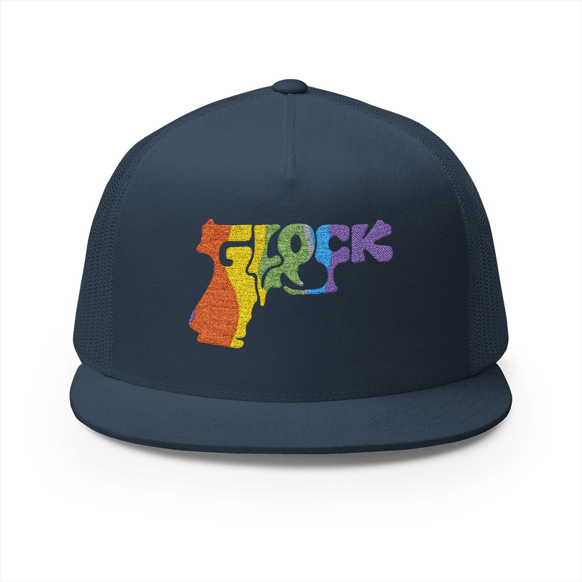 5 Panel Trucker Cap-RAINBOW GLOCK LOGO-SCUMMIEBEARZ™️
