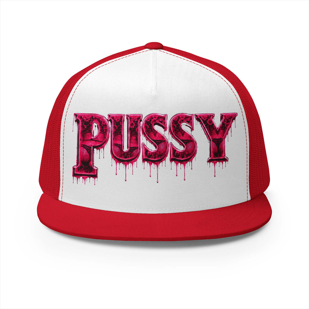 5 Panel Trucker Cap-PINK PU$$Y-SCUMMIEBEARZ™