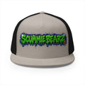 5 Panel Trucker Cap-GREEN/BLUE SCUMMIEBEARZ LOGO-SCUMMIEBEARZ™