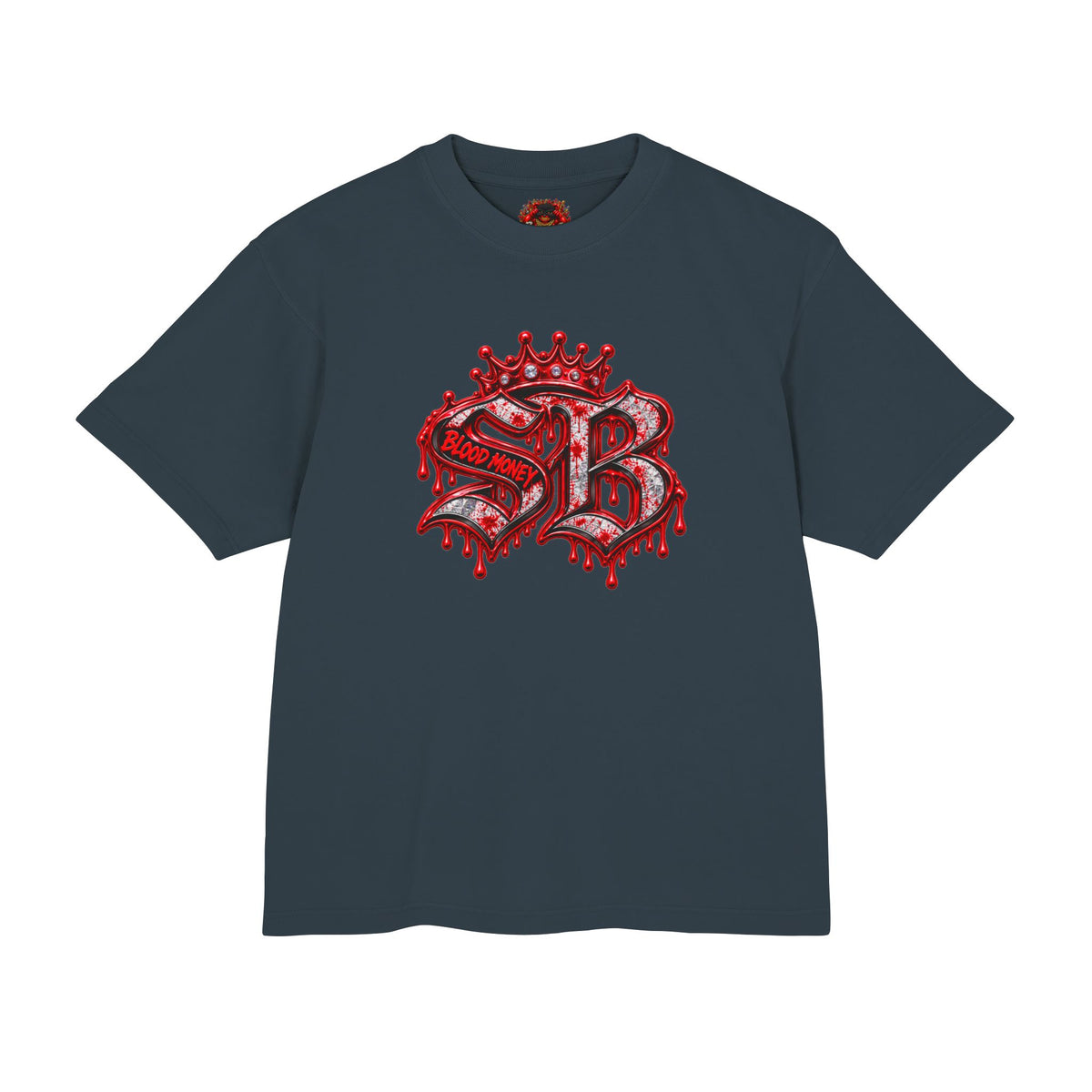 Unisex Urban Heavy Tee-BLOOD MONEY STREET CODE-SCUMMIEBEARZ™️