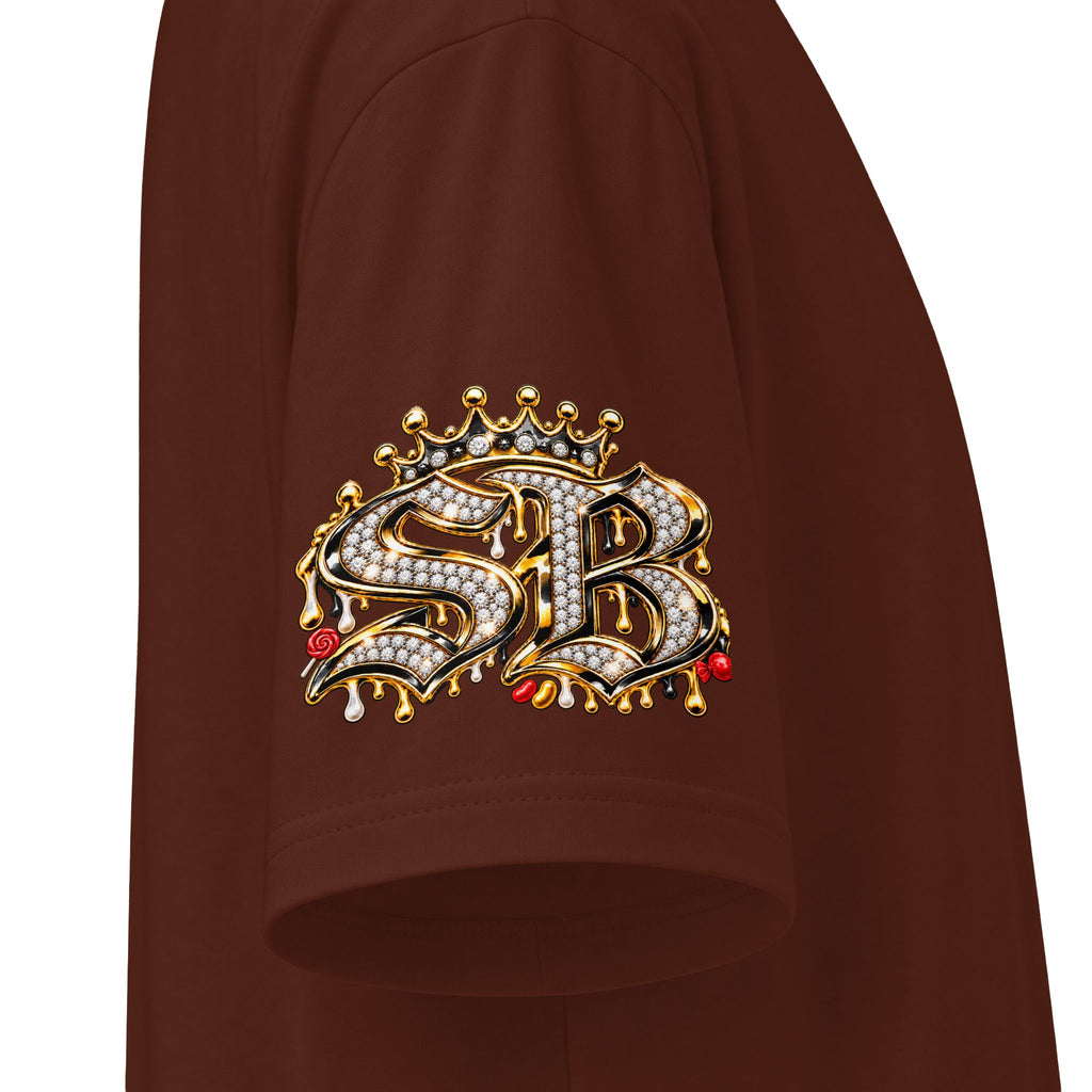 Like Stealing Candy from a Baby — White & Gold Edition | SCUMMIEBEARZ™ Shaka Wear Heavyweight Tee
