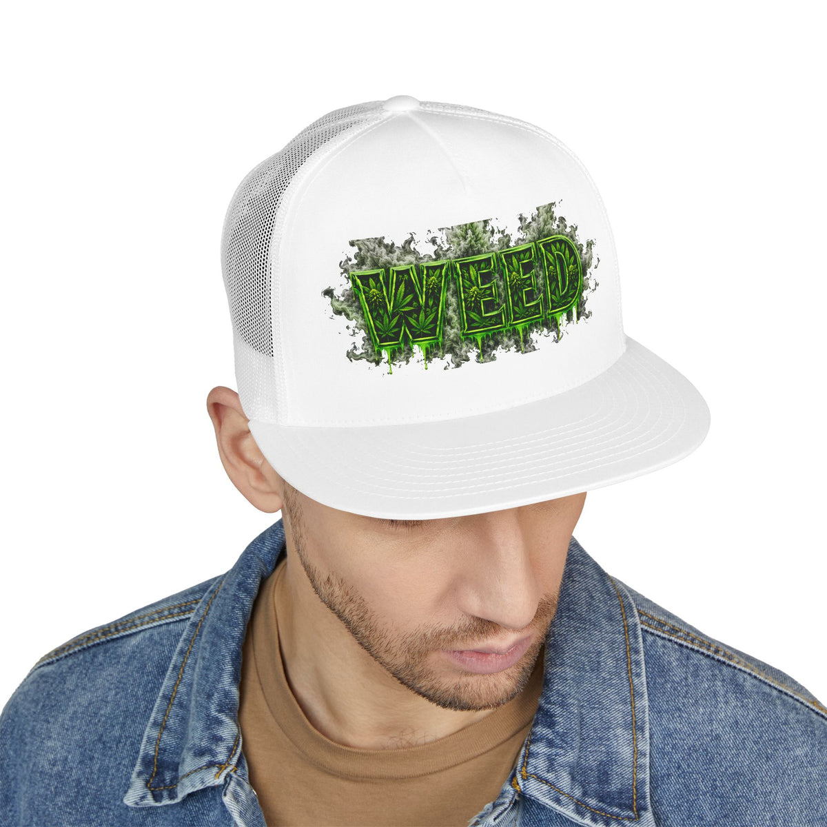5 Panel Trucker CAP-WEED -SCUMMIEBEARZ™