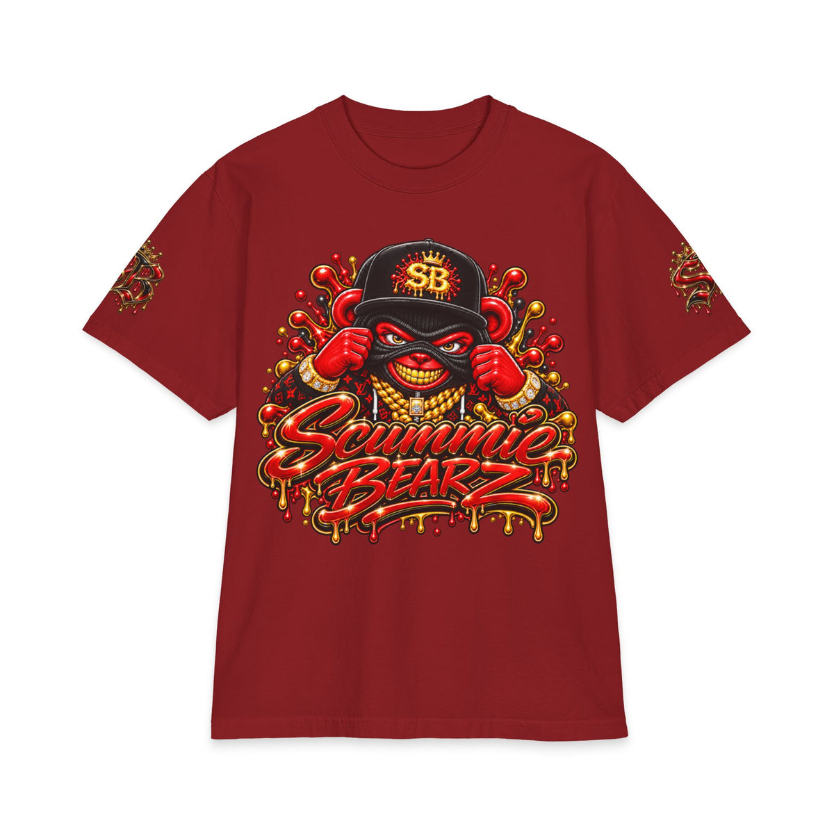 Covered by the Blood | SCUMMIEBEARZ™ Shaka Wear Heavyweight Tee