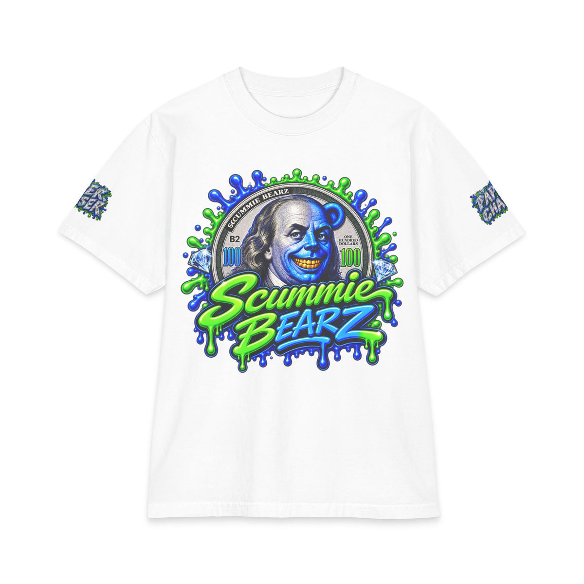 Benji / Paper Chaser | SCUMMIEBEARZ™ Shaka Wear Heavyweight Tee