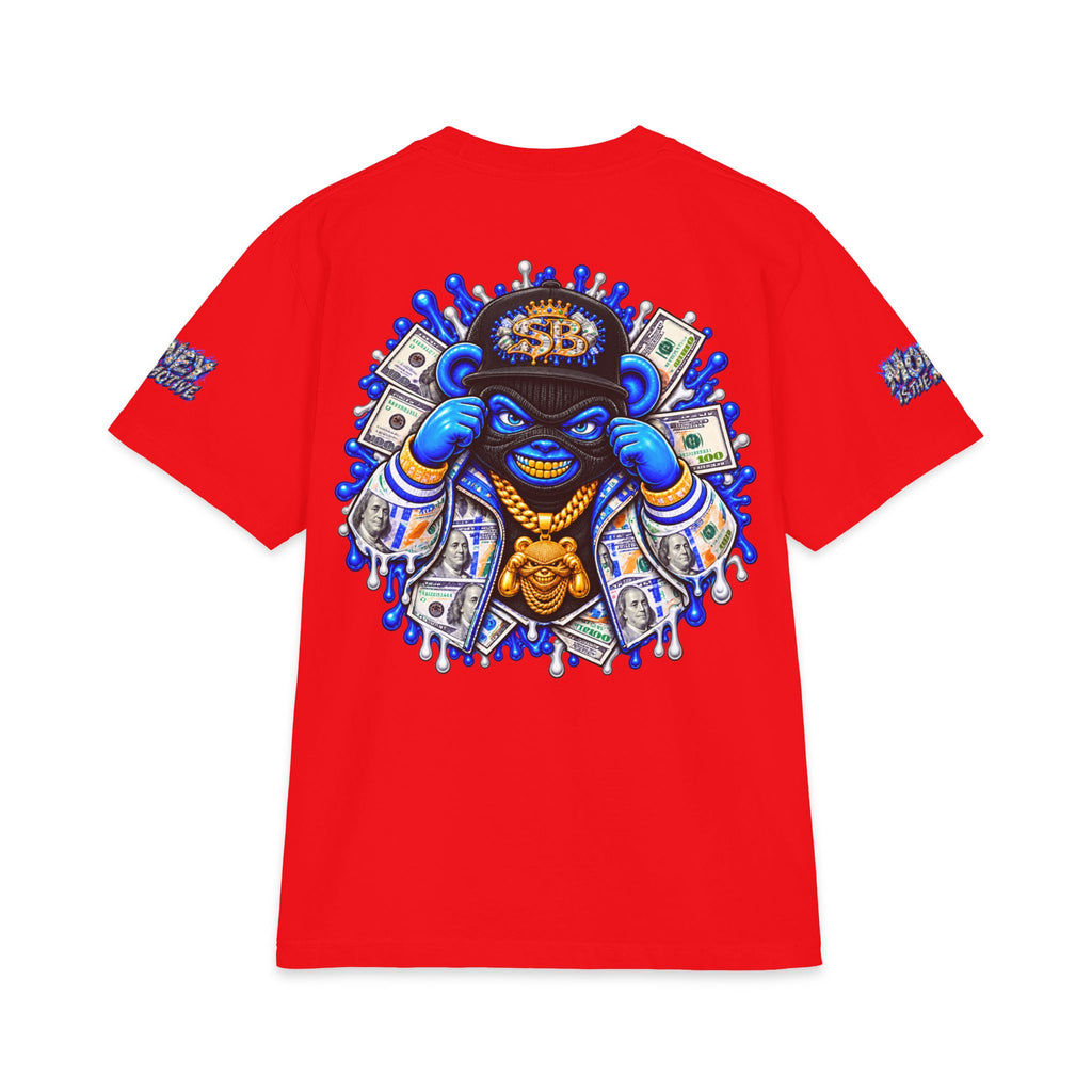 Money Is The Motive Gold Pendant | SCUMMIEBEARZ™ Shaka Wear Heavyweight Tee