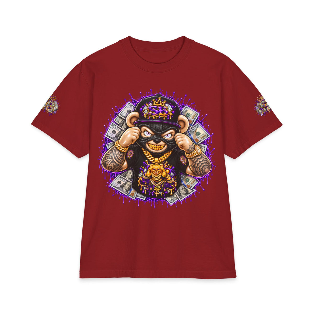Like Stealing Candy From A Baby Purple Remix | SCUMMIEBEARZ™ Shaka Wear Heavyweight Tee