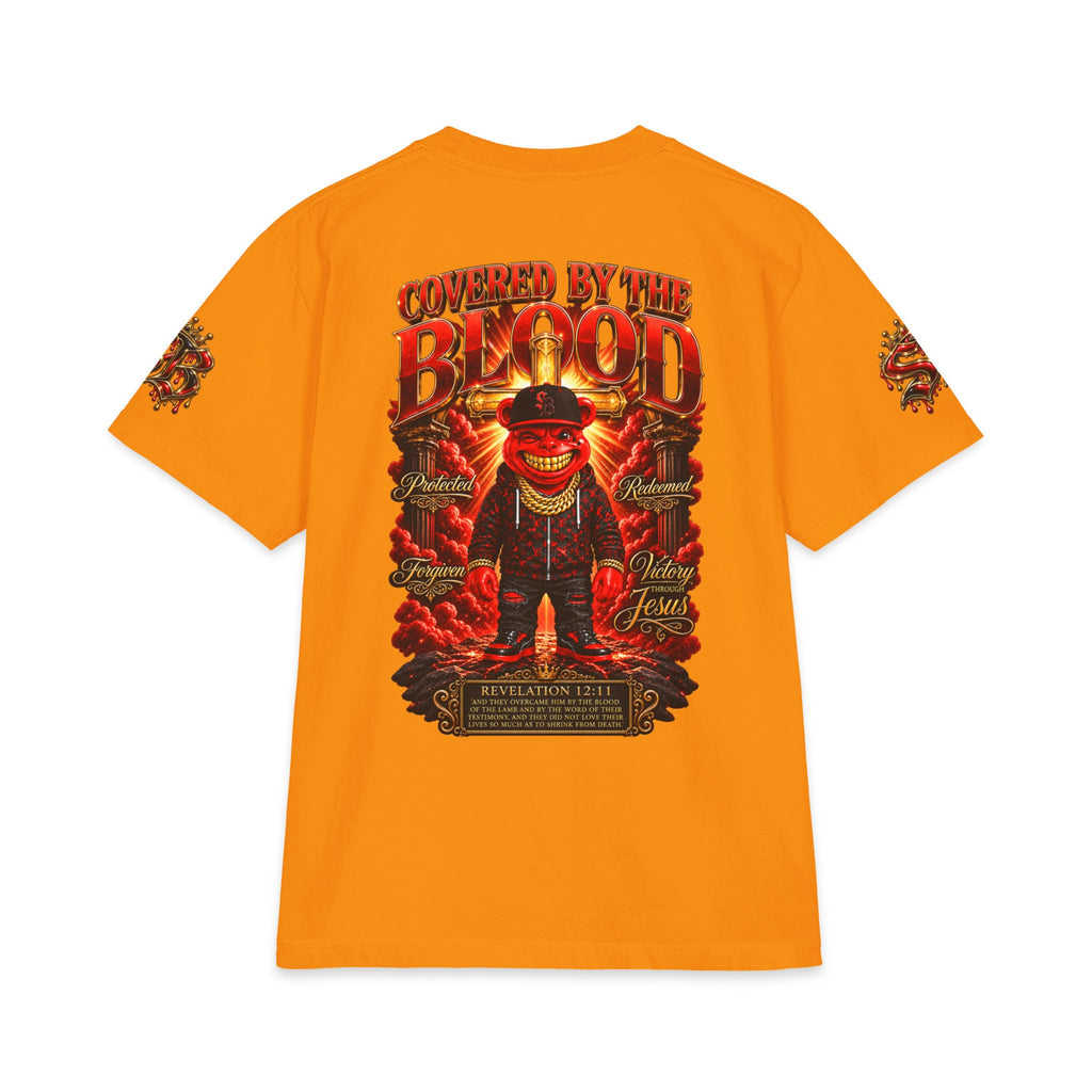 Covered by the Blood | SCUMMIEBEARZ™ Shaka Wear Heavyweight Tee