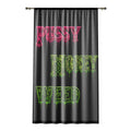 Window Curtain-Pussy Money Weed-SCUMMIEBEARZ™