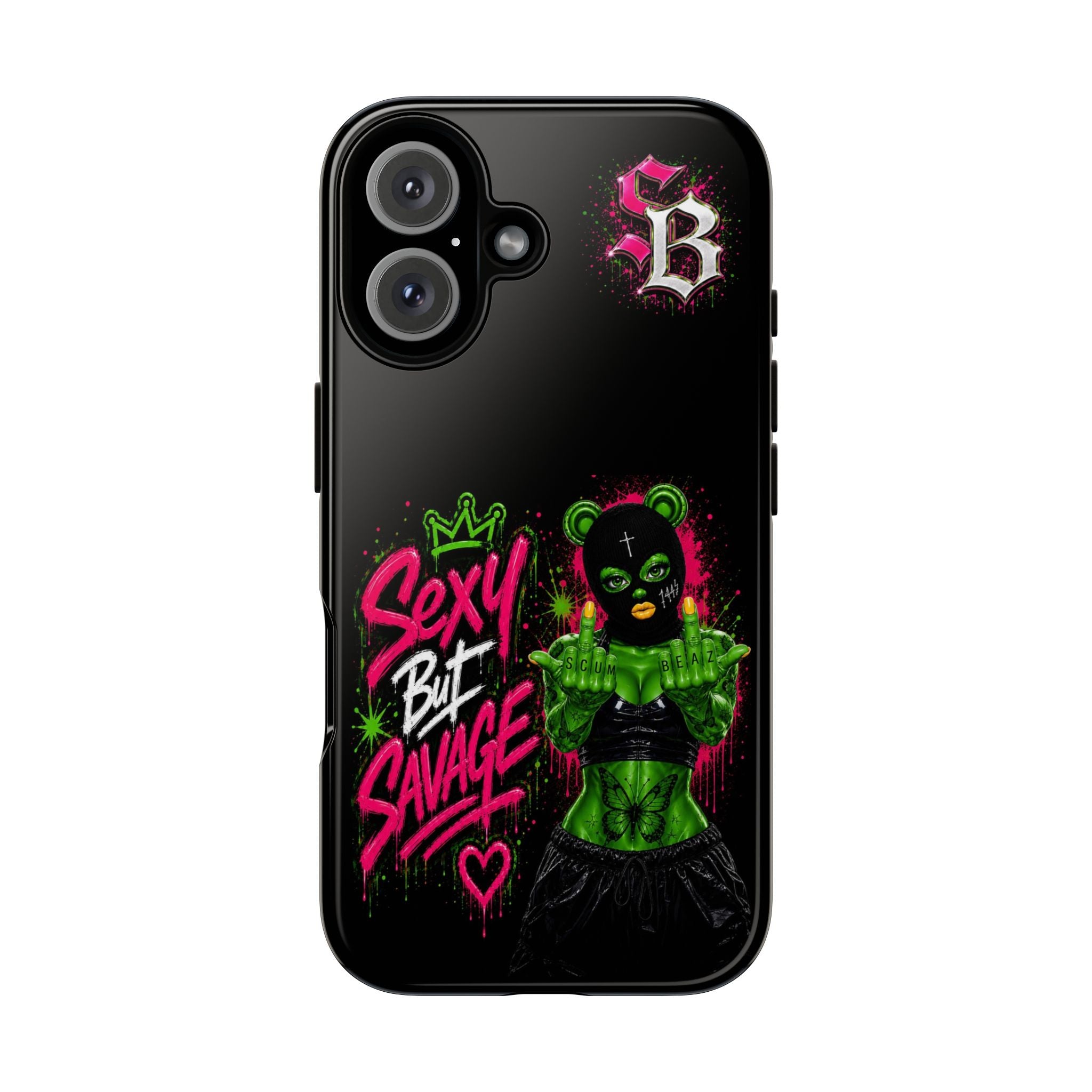SCUMMIEBEARZ Sexy But Savage Green Remix Tough Cases