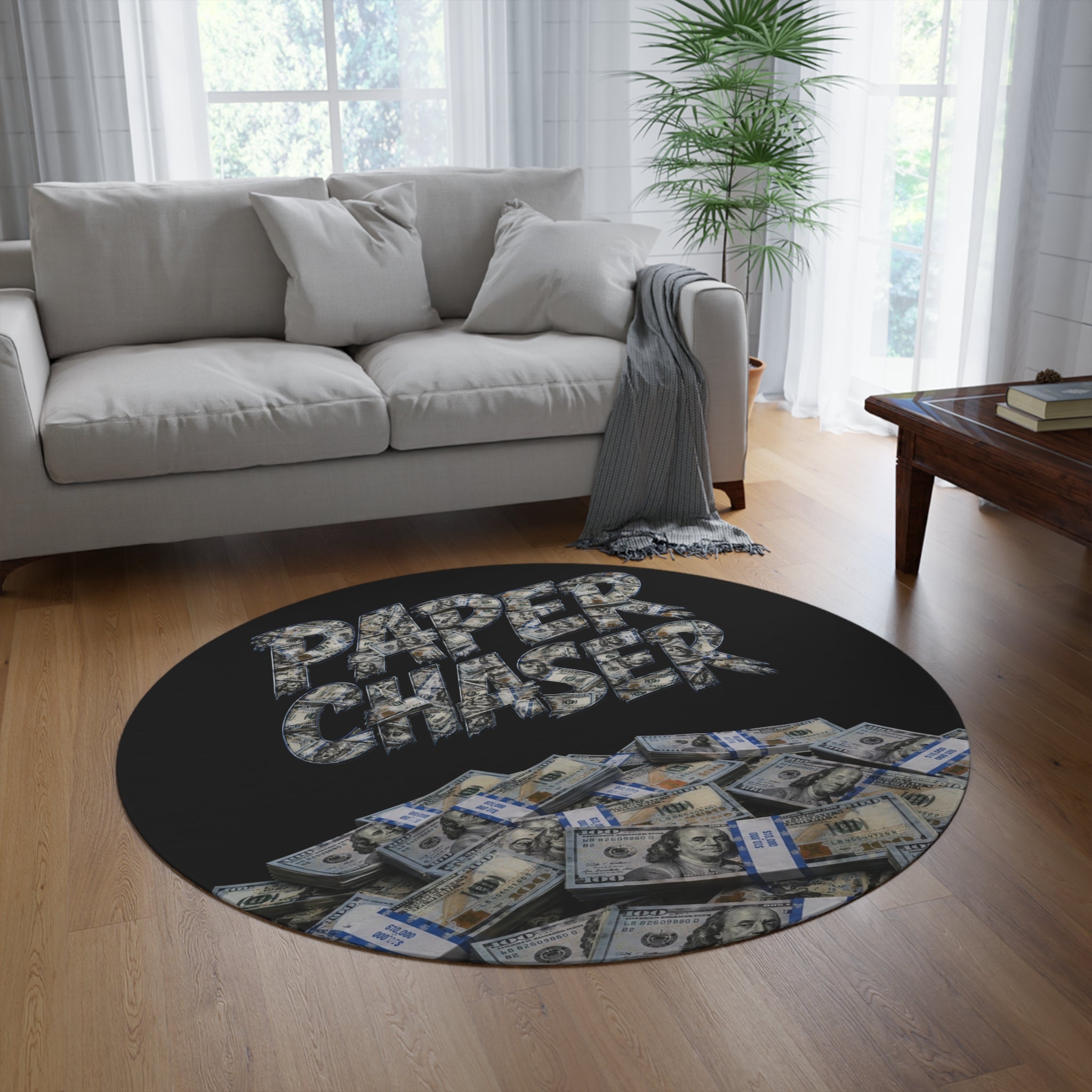 SCUMMIEBEARZ Paper Chaser Round Rug