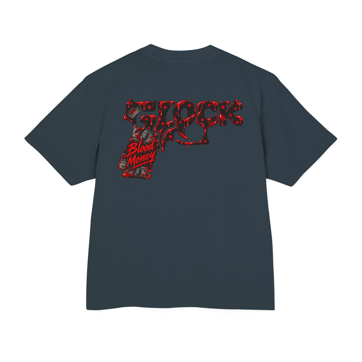 Unisex  Graphic T-Shirt - Glock™ Blood Money - SCUMMIEBEARZ™