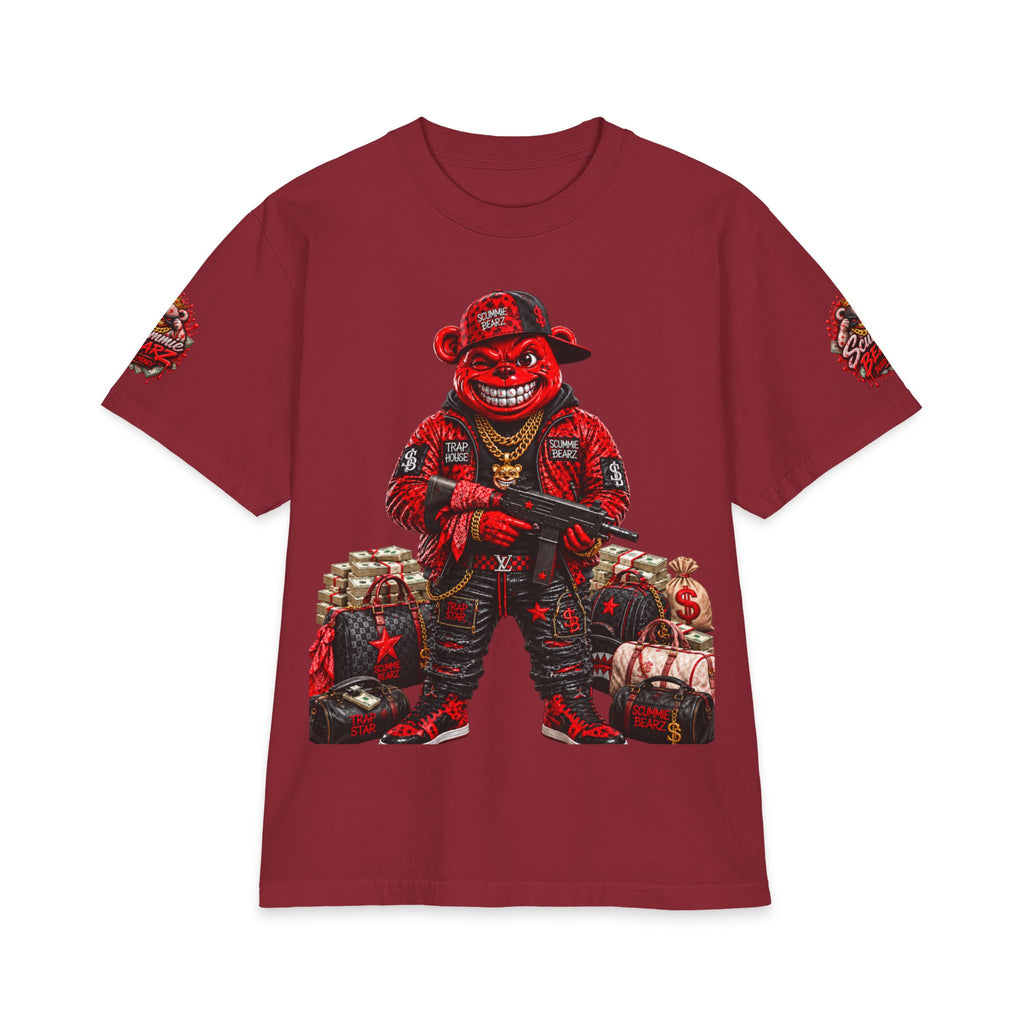 Red Draco | SCUMMIEBEARZ™ Shaka Wear Heavyweight Tee