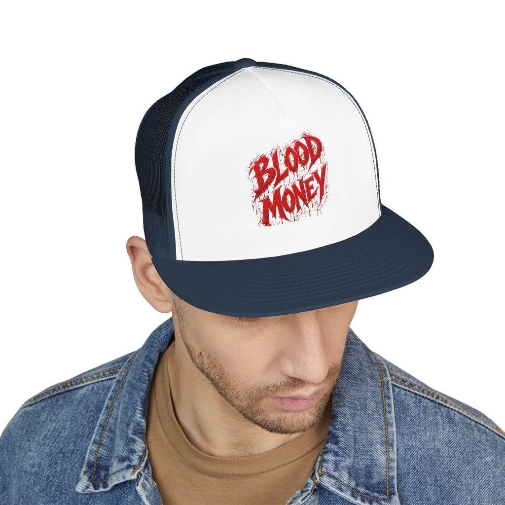 5 Panel Trucker Cap-BLOOD MONEY-SCUMMIEBEARZ™