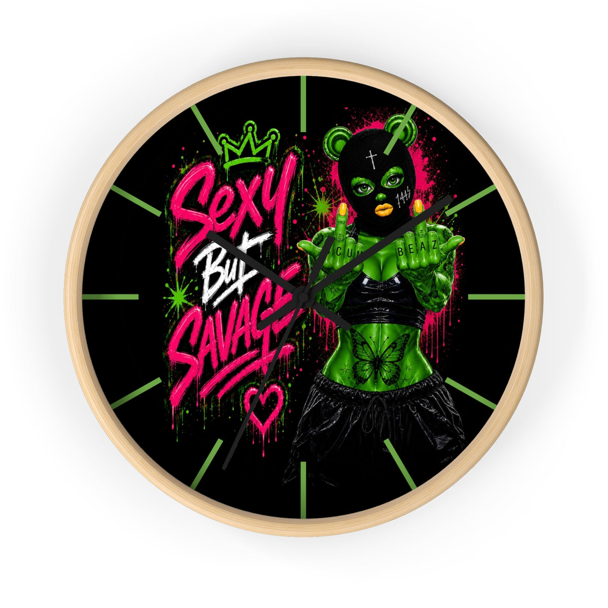 Wall Clock-Sexy But Savage Green Remix-SCUMMIEBEARZ™️