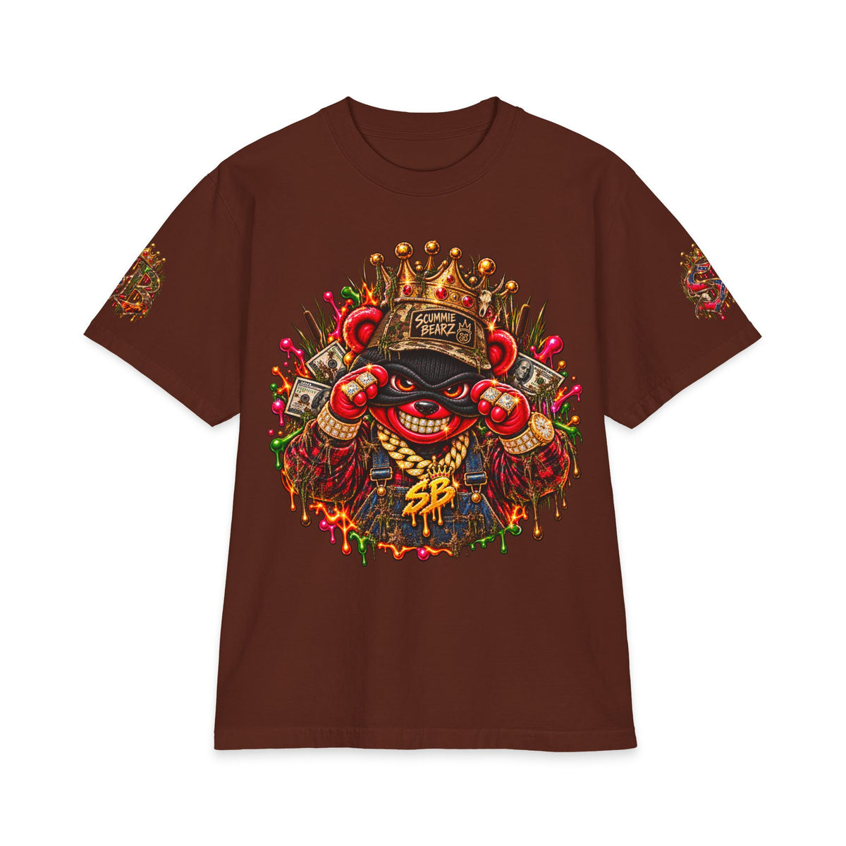 The Three Untryamigos | SCUMMIEBEARZ™ Shaka Wear Heavyweight Tee