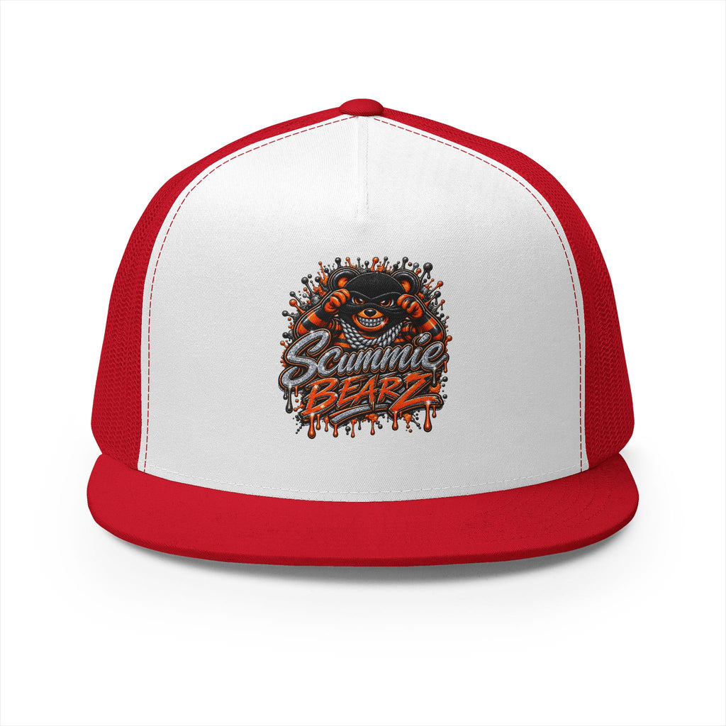 5 Panel Trucker Cap-LOCKED UP MASK LOGO-SCUMMIEBEARZ™