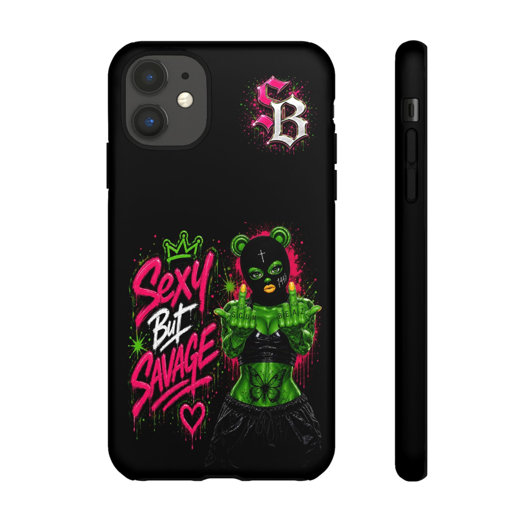 SCUMMIEBEARZ Sexy But Savage Green Remix Tough Cases