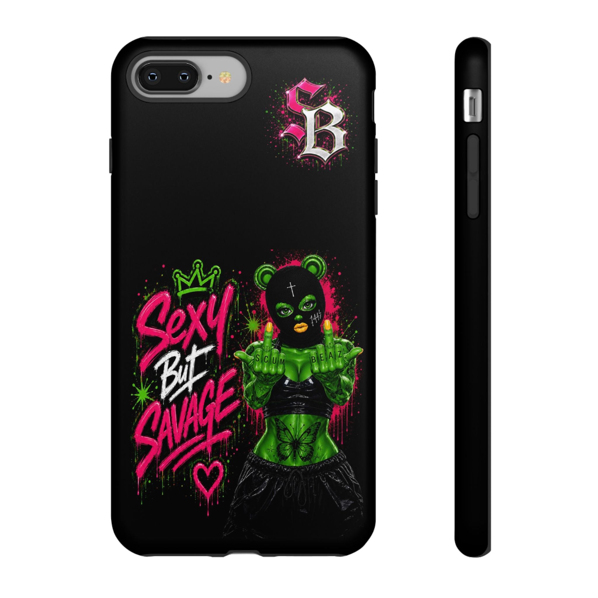 SCUMMIEBEARZ Sexy But Savage Green Remix Tough Cases