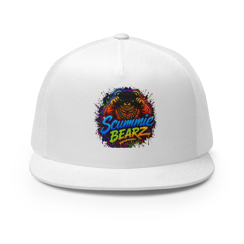 5 Panel Trucker Cap-RAINBOW MASK LOGO-SCUMMIEBEARZ™
