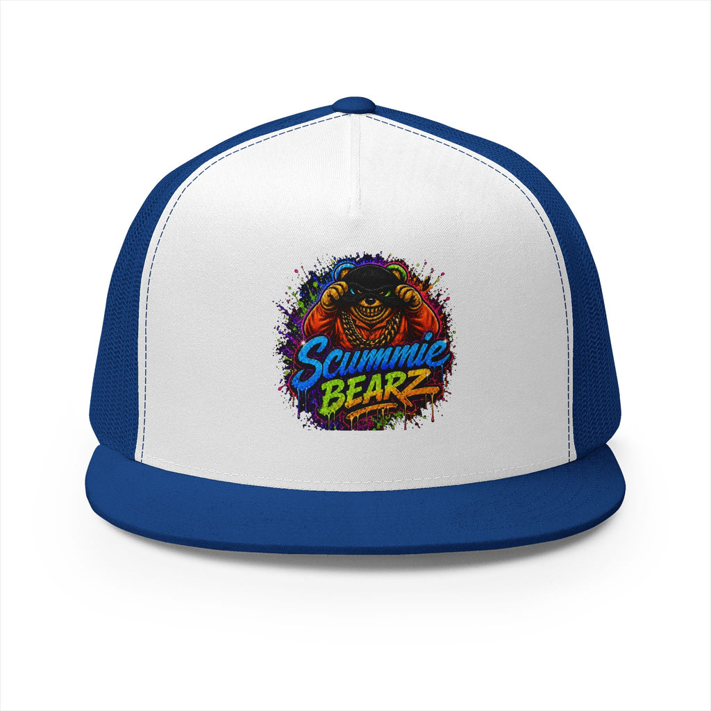 5 Panel Trucker Cap-RAINBOW MASK LOGO-SCUMMIEBEARZ™