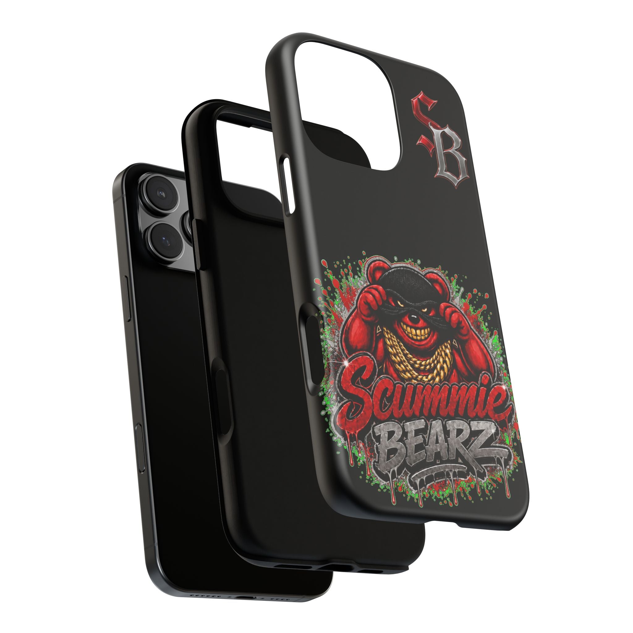 SCUMMIEBEARZ ♦️RED LOGO♦️ Tough Cases