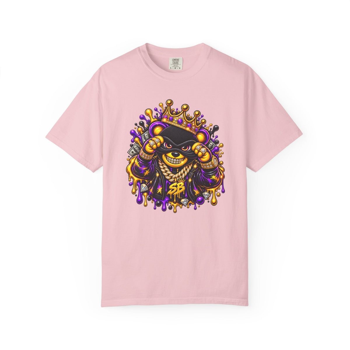 Unisex Garment-Dyed T-shirt-what you need i got it/ WHAT YOU NEED i GOT IT/CROWN MASK LOGO-SCUMMIEBEARZ™️