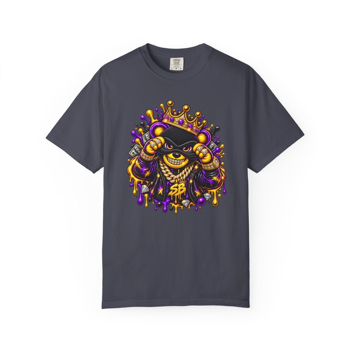 Unisex Garment-Dyed T-shirt-what you need i got it/ WHAT YOU NEED i GOT IT/CROWN MASK LOGO-SCUMMIEBEARZ™️