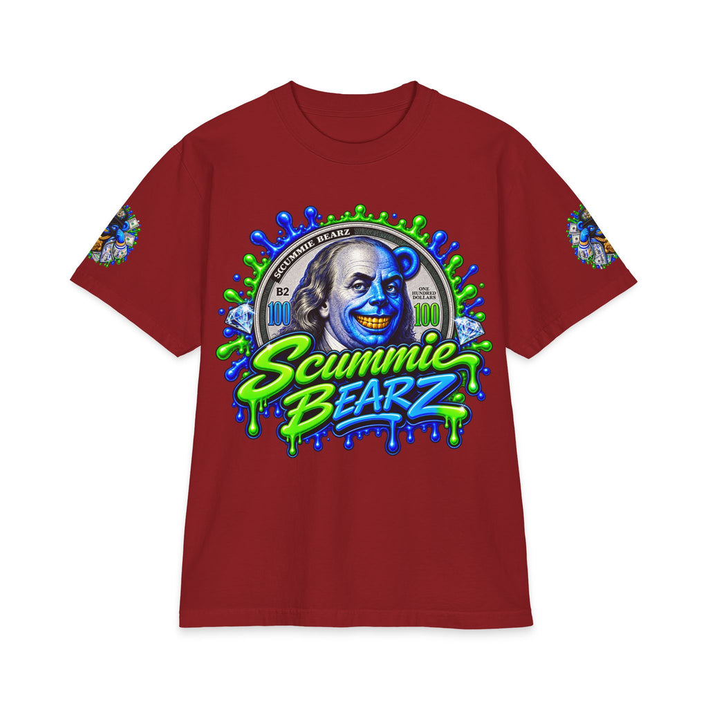 Hustle Mode, Green Remix | SCUMMIEBEARZ™ Shaka Wear Heavyweight Tee