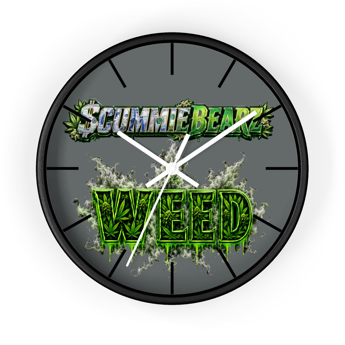 Wall Clock-weed -SCUMMIEBEARZ™️