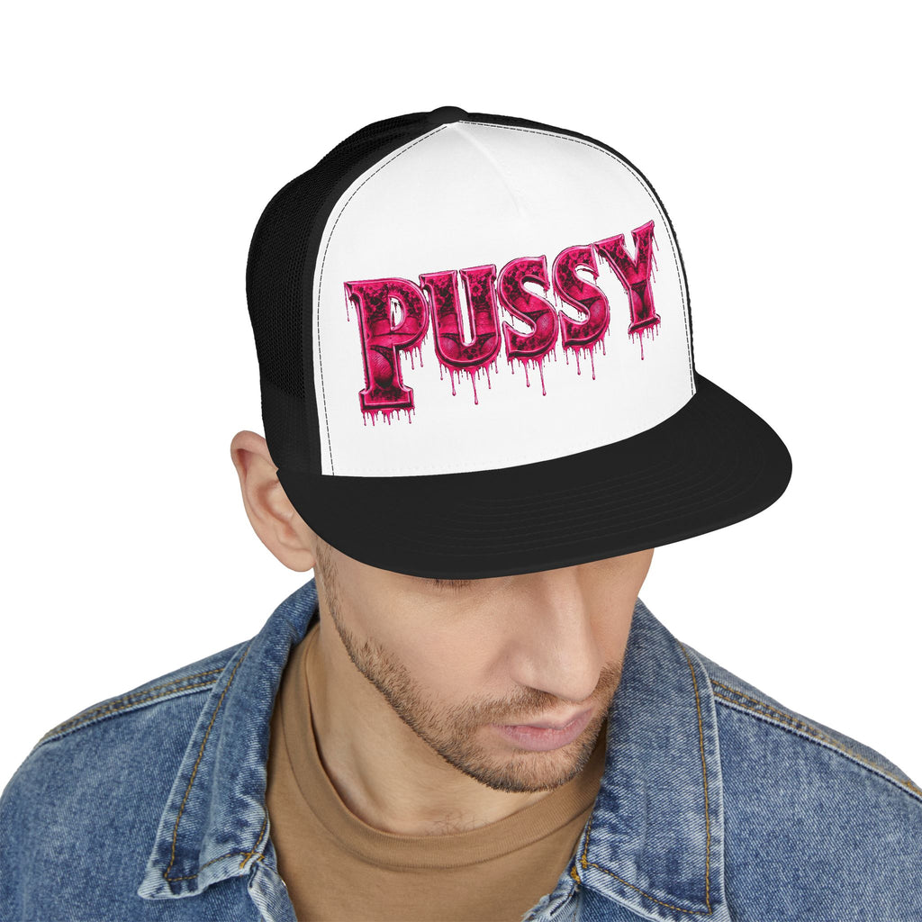 5 Panel Trucker Cap-PINK PU$$Y-SCUMMIEBEARZ™