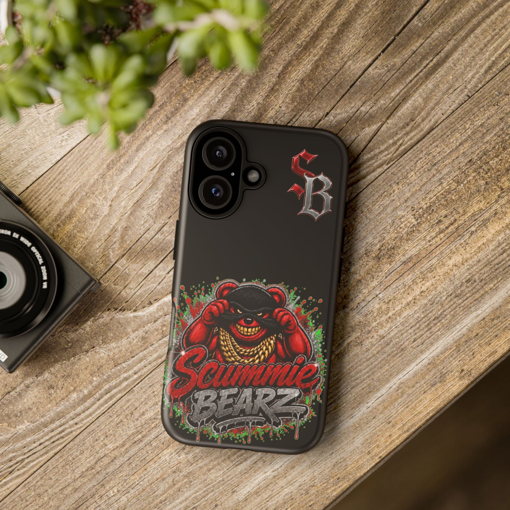 SCUMMIEBEARZ ♦️RED LOGO♦️ Tough Cases