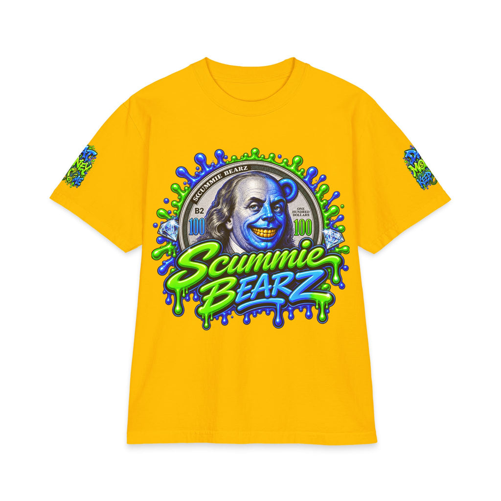 No Days Off Green Remix | SCUMMIEBEARZ™ Shaka Wear Heavyweight Tee
