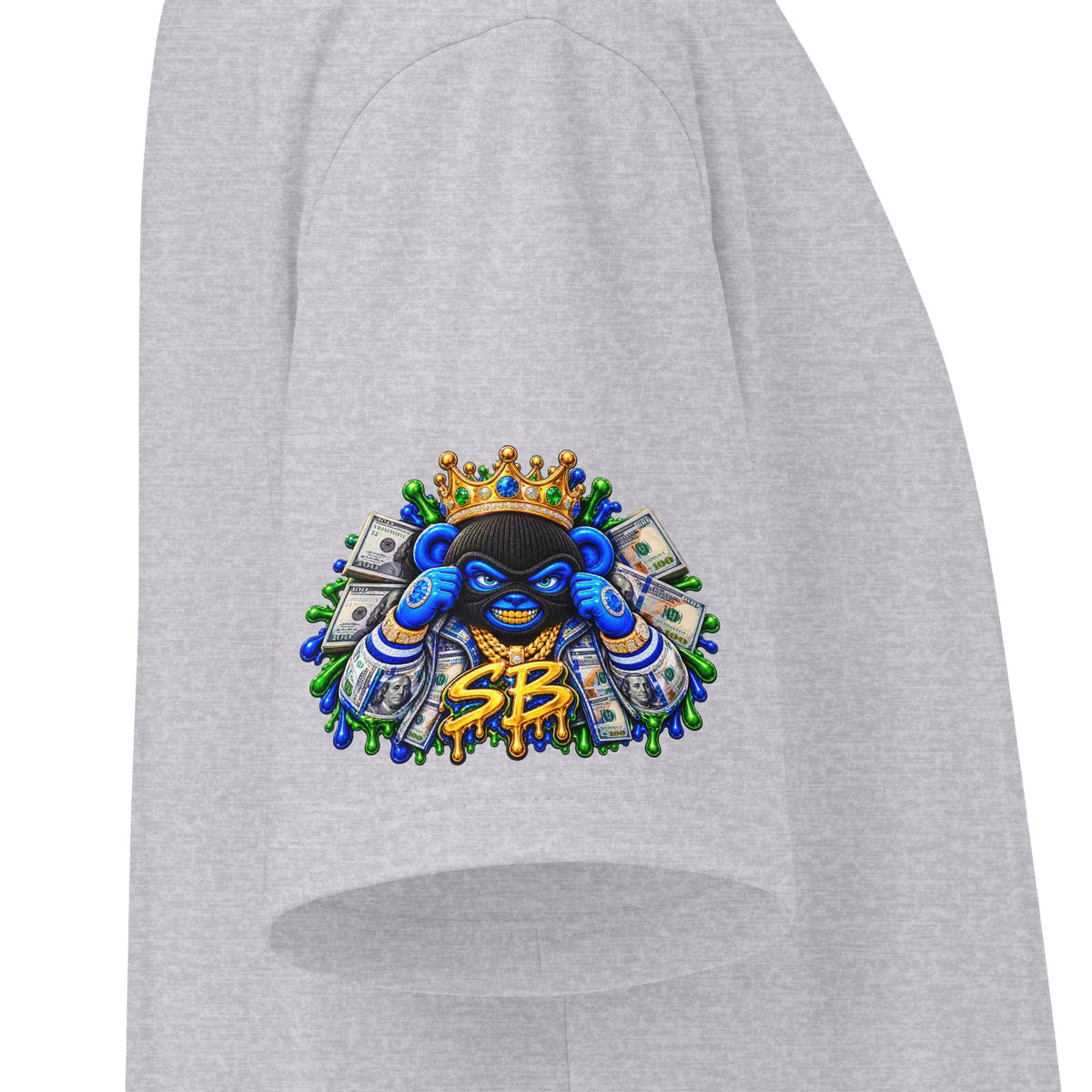 Sb Logo Paperchaser Masked Crown | SCUMMIEBEARZ™ Shaka Wear Heavyweight Tee