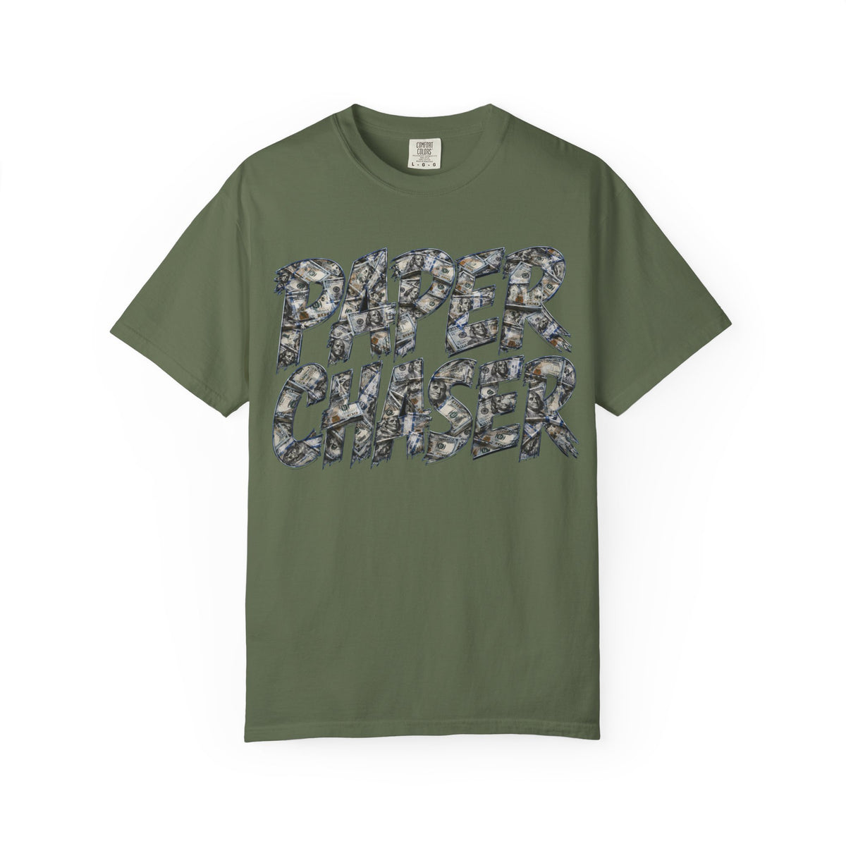 Unisex Garment-Dyed T-SHIRT- PAPER CHASER NO DAYS OFF -SCUMMIEBEARZ™