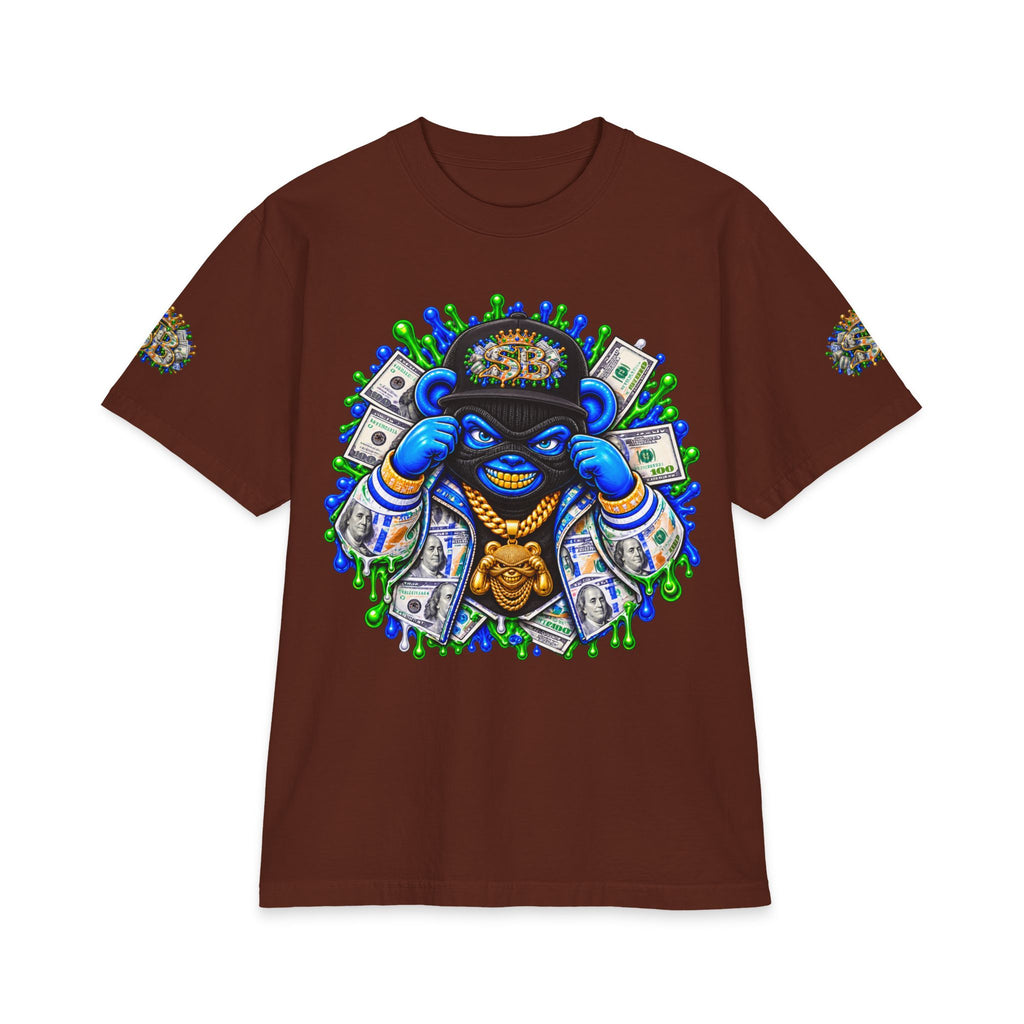 Money Hungry — Alternate Layout | SCUMMIEBEARZ™ Shaka Wear Heavyweight Tee