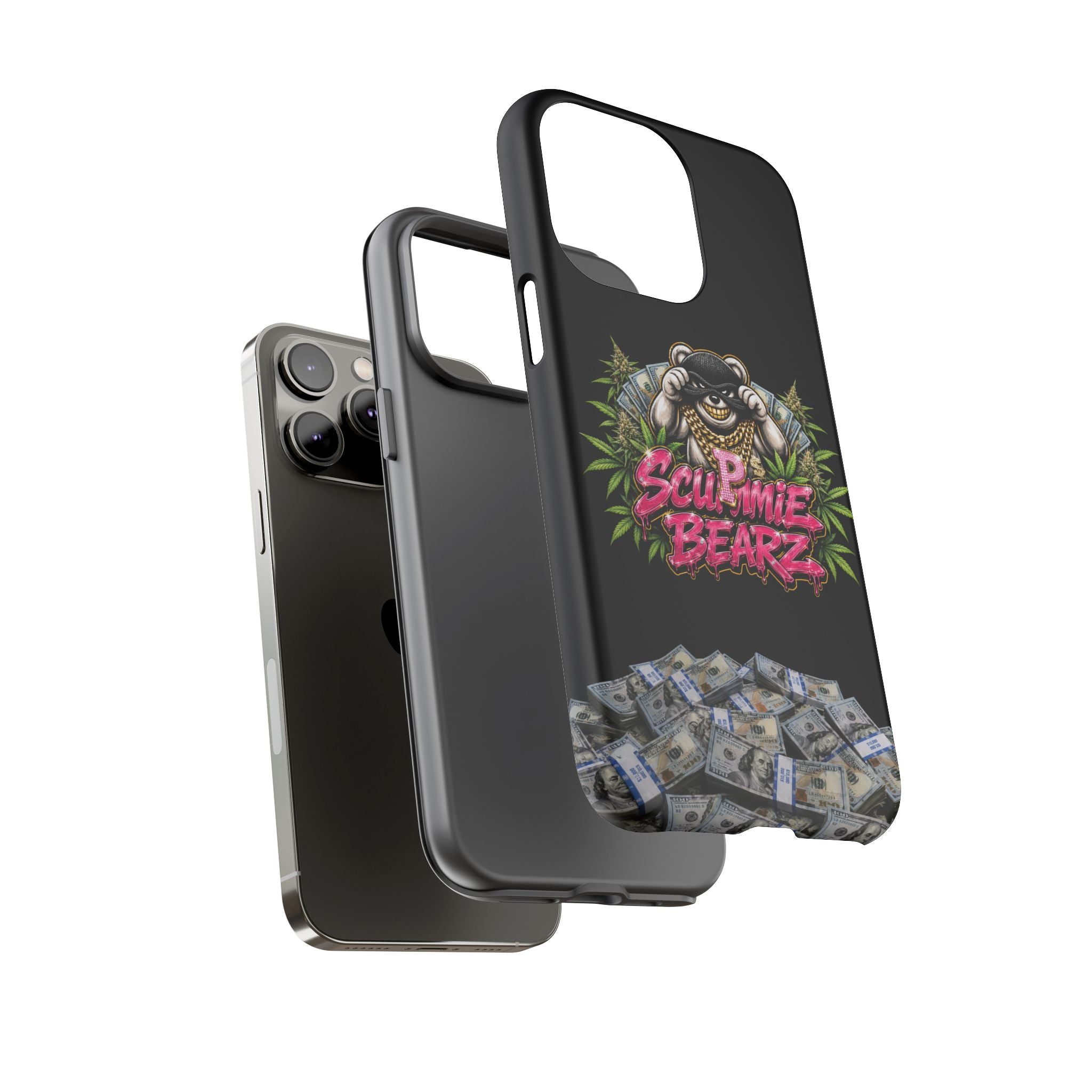 SCUMMIEBEARZ P.M.W. (P***y Money Weed) Logo Tough Cases